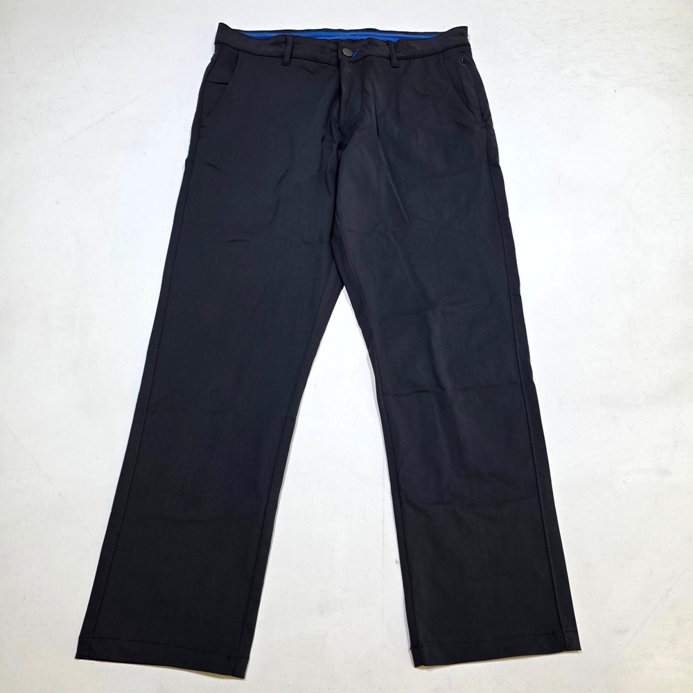 Twillory Pants Mens 33x30 Black Technical Fabric Tailored Fit Performance Chino